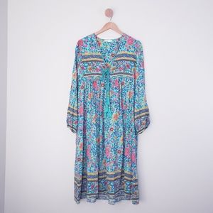 r vivimos floral maxi dress